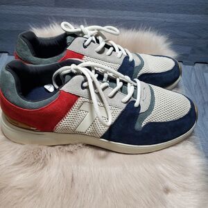 TOMS Red & Navy Aorryo Nubuck Men's Sneaker